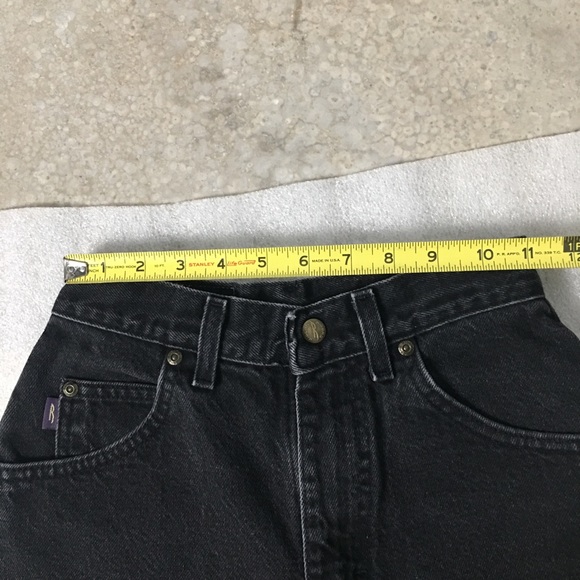 SOLD! Vintage Riders High Rise Jeans Black 22” Waist - Picture 13 of 16